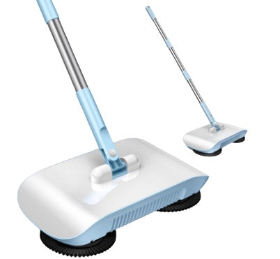 Hand Push Sweeper Household Broom Dustpan Mop Floor All-in-one Machine Gift Mop Sweeper.Free delivery