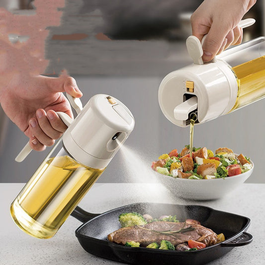 2 In 1 Oil Sprayer Bottle BBQ Cooking Oil Dispenser Olive Oil Pourers Sprayer Kitchen Baking Oil Mister Vinegar Bottle.                   
Fast and free delivery.