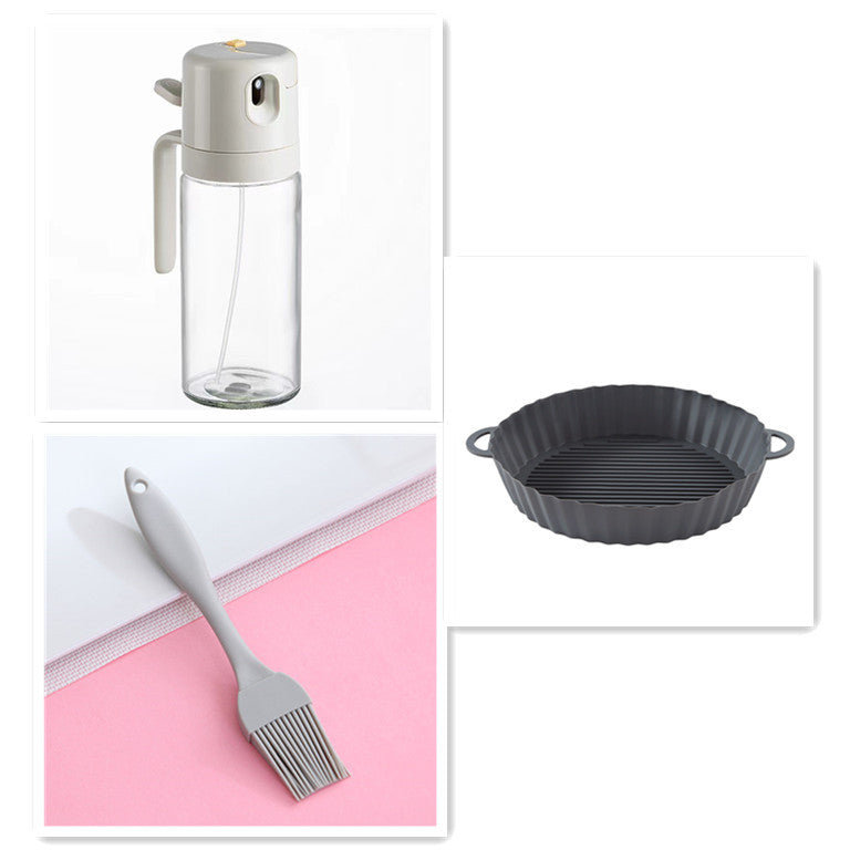 2 In 1 Oil Sprayer Bottle BBQ Cooking Oil Dispenser Olive Oil Pourers Sprayer Kitchen Baking Oil Mister Vinegar Bottle.                   

Fast and free delivery.