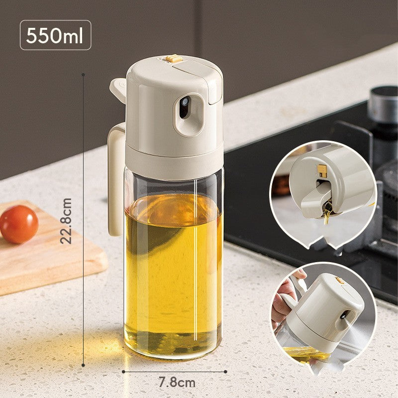 2 In 1 Oil Sprayer Bottle BBQ Cooking Oil Dispenser Olive Oil Pourers Sprayer Kitchen Baking Oil Mister Vinegar Bottle.                   

Fast and free delivery.